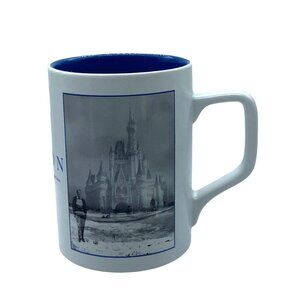 Disney Parks Vision Coffee Cup Mug With Walt Disney Quote 4.5” Cinderella Castle